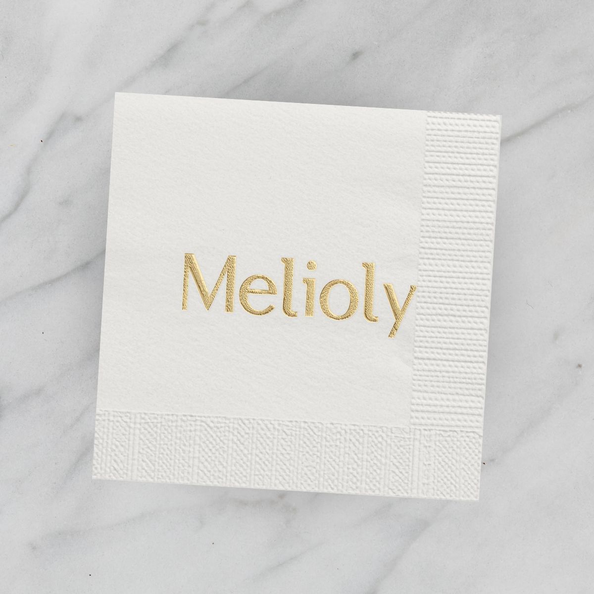 Custom Foil Stamped Cocktail Napkins | Light Printing House